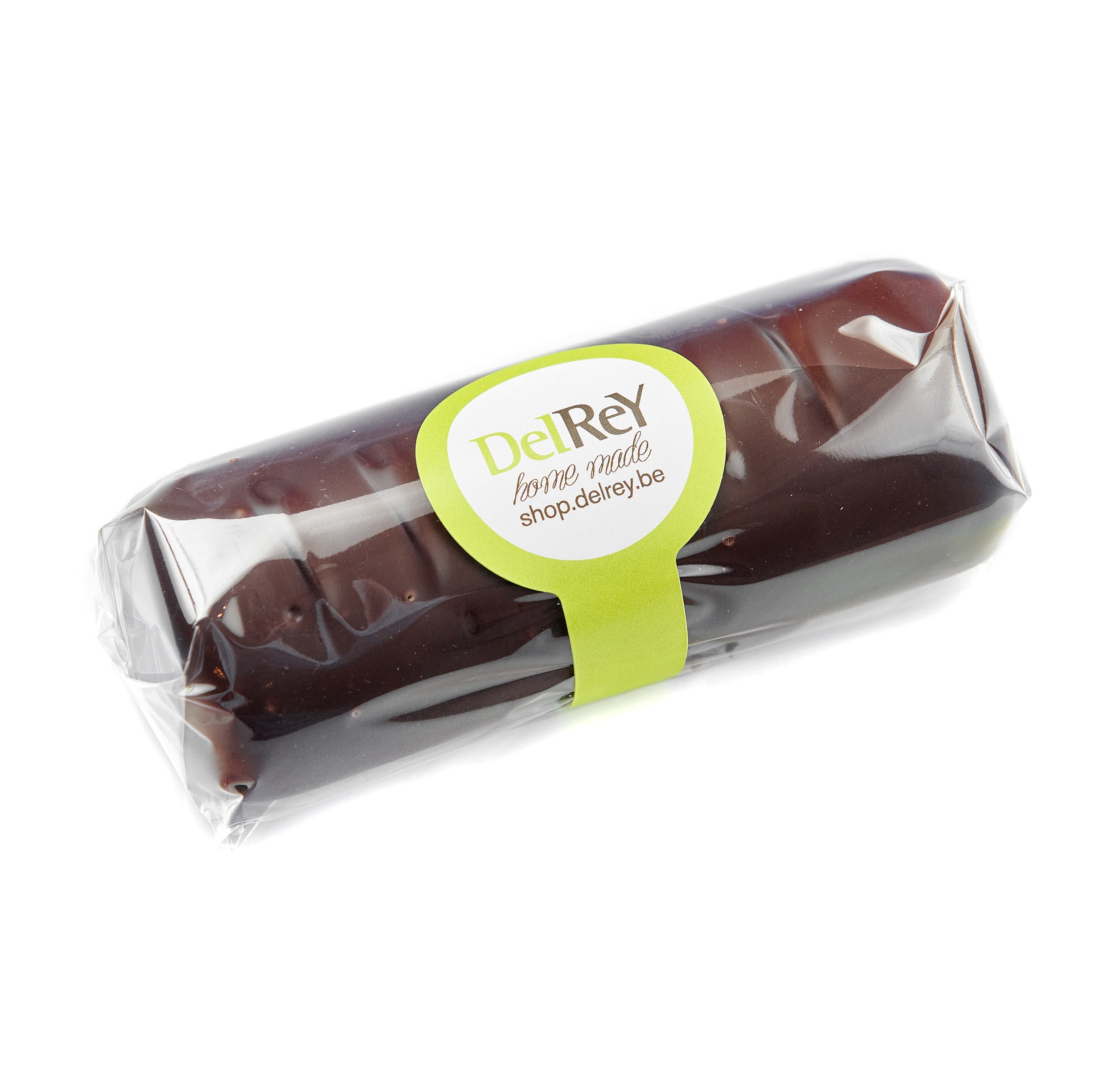 Buche marsepein (55% amandelen) natuur, met melkchocolade of met pure chocolade overtrokken van DelRey / Buche marzipan (55% almonds) natural, with milk chocolate or dark chocolate overlay from DelRey