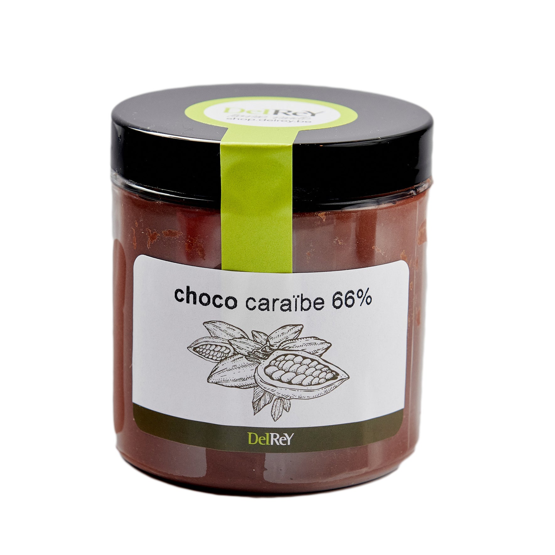 Chocopasta van DelRey op basis van een chocolade uit de Caraïben / Chocolate paste from DelRey based on a chocolate from the Caribbean 