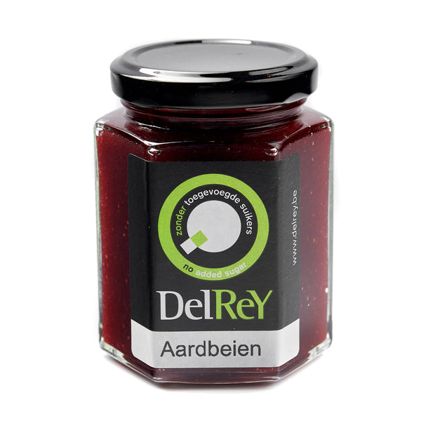 Strawberry jam from DelRey / Aarbeienkonfituur van DelRey