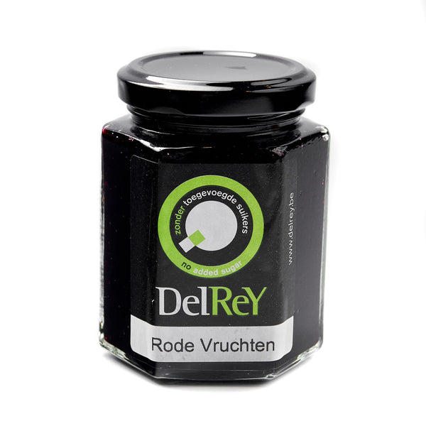 DelRey Rode vruchten konfituur zonder toegevoegde suikers / DelRey Red fruit jam with no added sugars